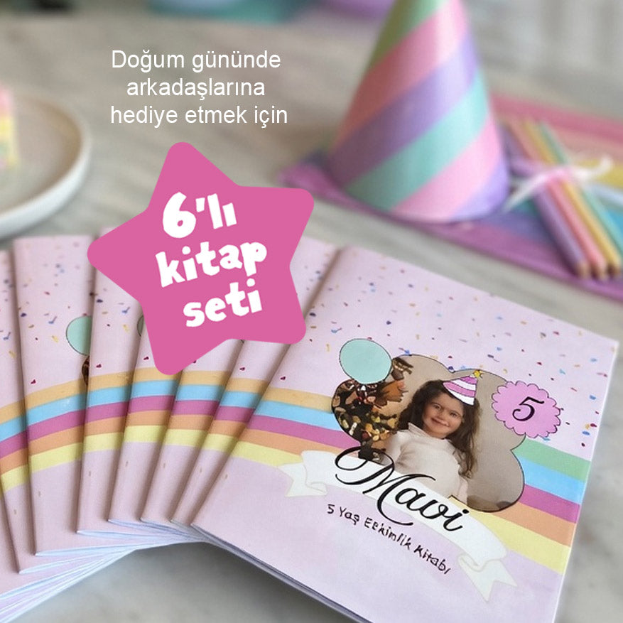 Party Girl Konsept Kitap 6'lı Etkinlik Kitabı Set 