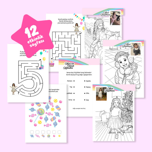 Party Girl Konsept Kitap 6'lı Etkinlik Kitabı Set 