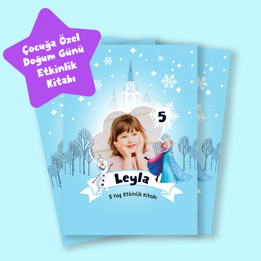 Karlar Prensesi Konsept 6'lı Etkinlik Kitap Set/ Çocuğa Özel