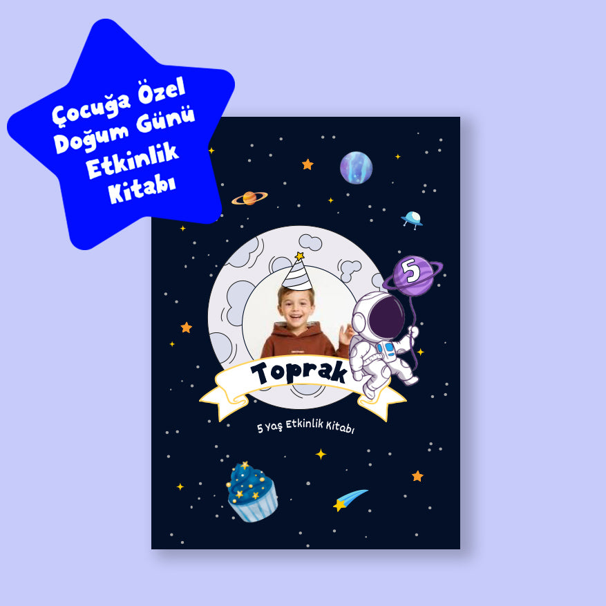 Uzay Konsept 6'lı Etkinlik Kitabı / Çocuğa Özel